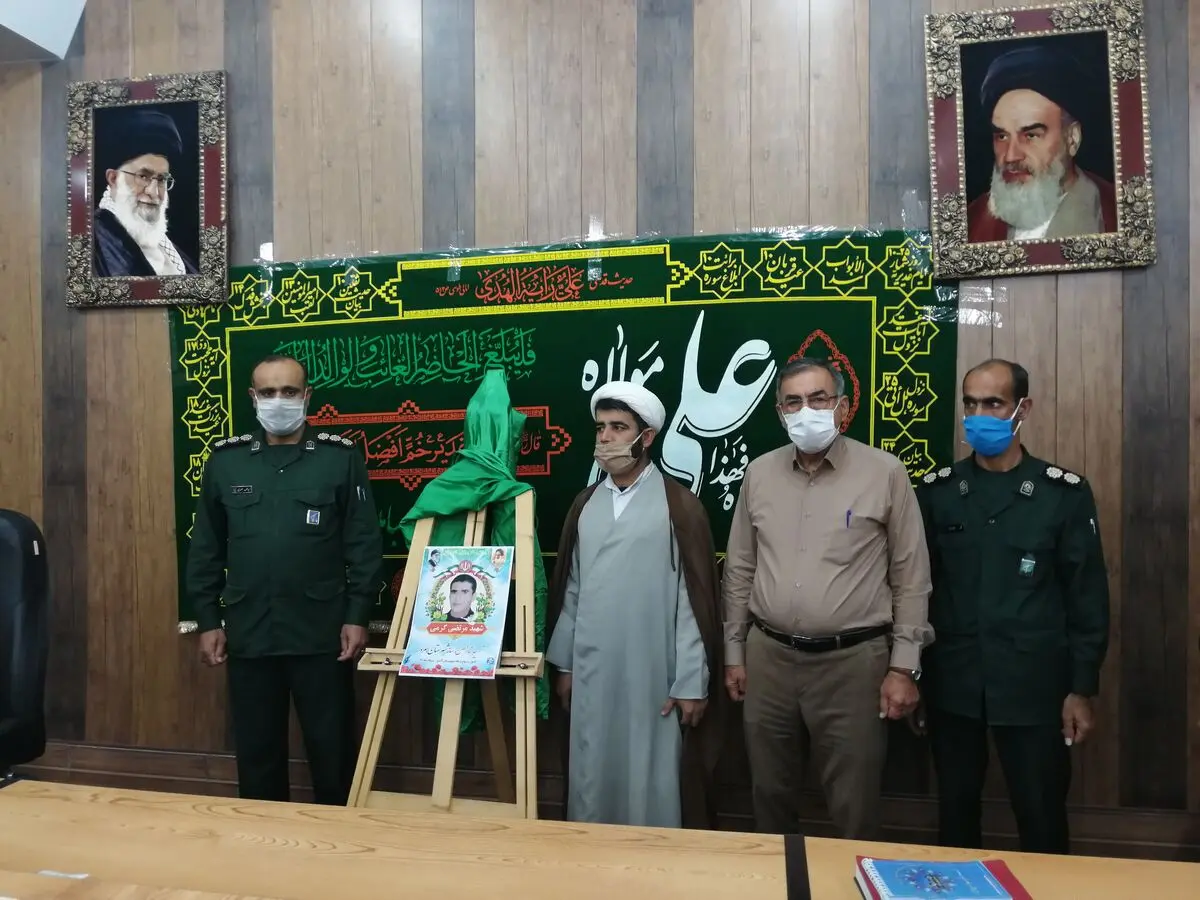 رونمایی از تمثال خبرنگار شهید مرتضی کرمی در لامرد