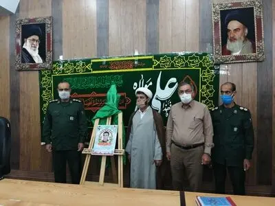 رونمایی از تمثال خبرنگار شهید مرتضی کرمی در لامرد