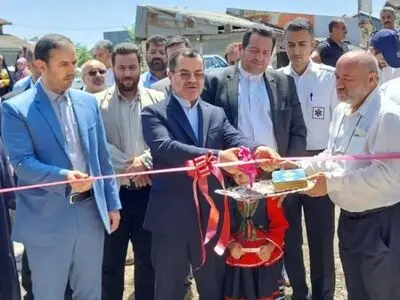 رونمایی از اولین خودروی آتش نشانی و افتتاح پایگاه اورژانس شهر پیربازار
