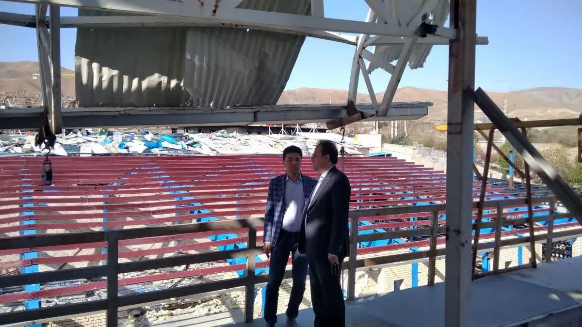 بازدید معاون اقتصادی استانداری البرز از شرکت‌های خسارت دیده از جنگ اخیر