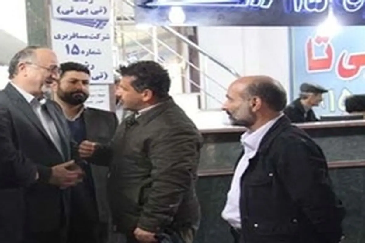 بازدید سرزده استاندار گیلان از پایانه مسافربری رشت