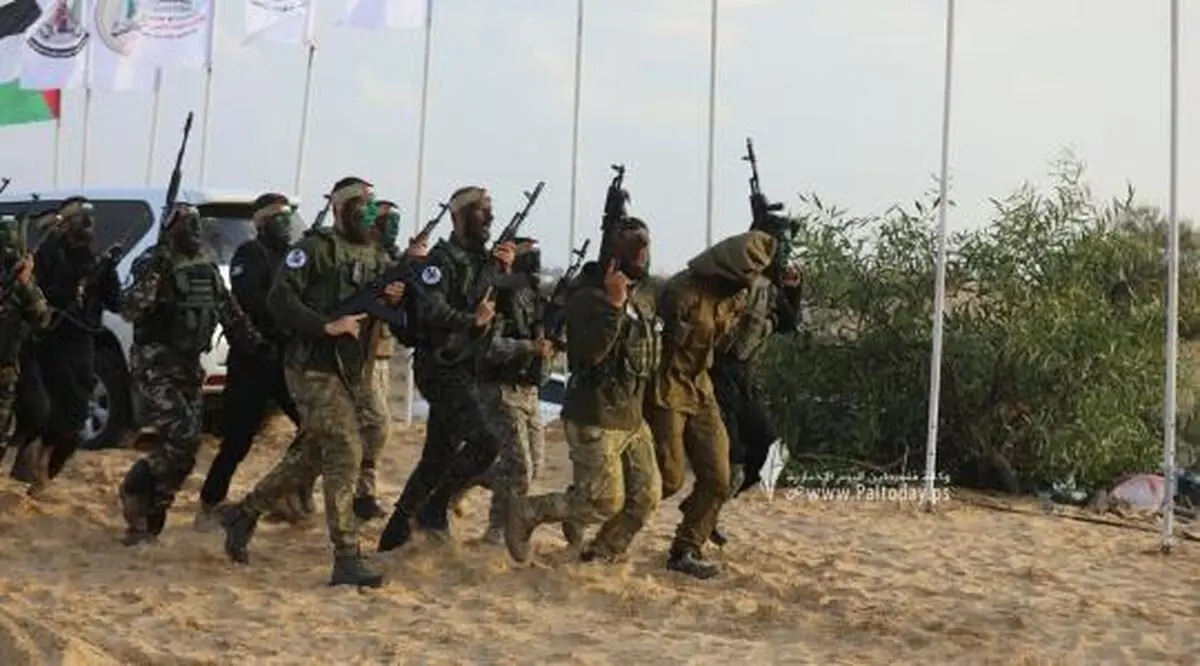 آغاز رزمایش مقاومت در غزه با شلیک موشک به سمت دریا