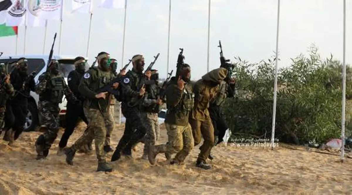 آغاز رزمایش مقاومت در غزه با شلیک موشک به سمت دریا