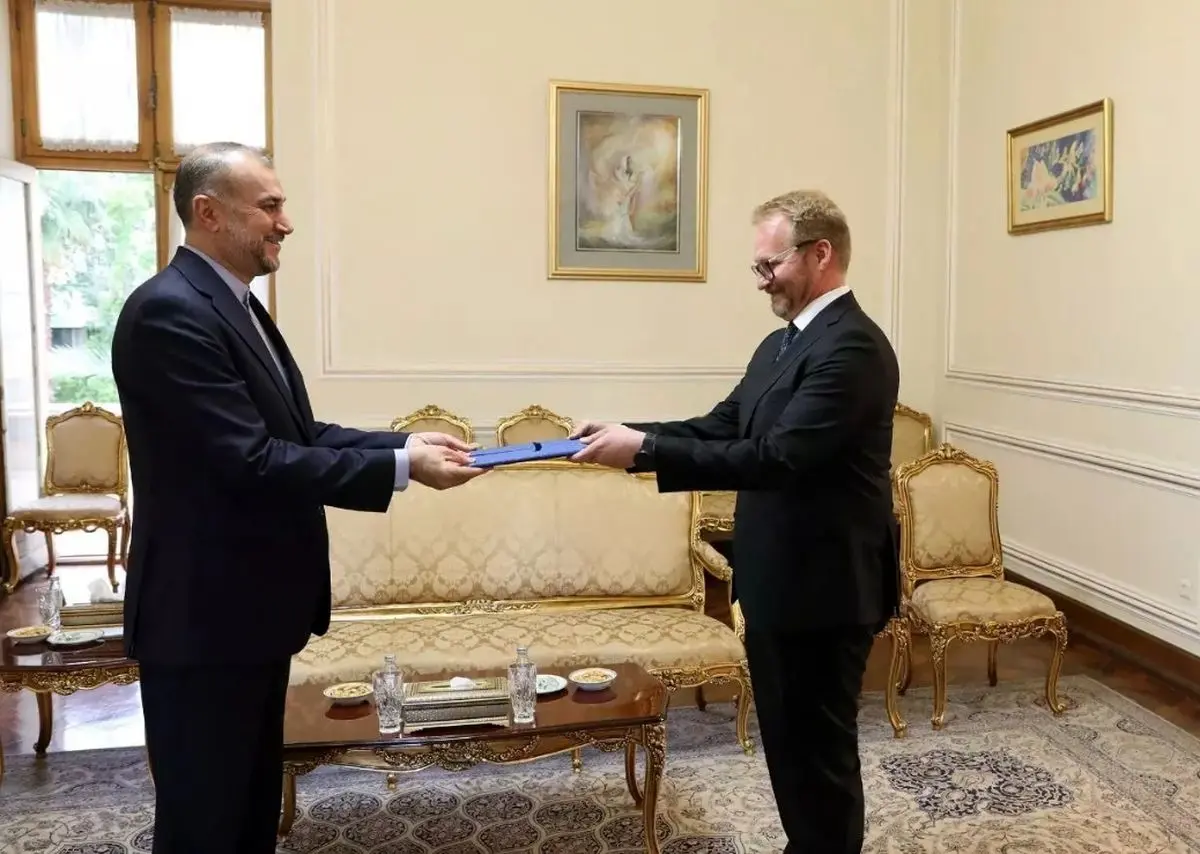 New Finnish envoy to Tehran meets FM Amirabdollahian