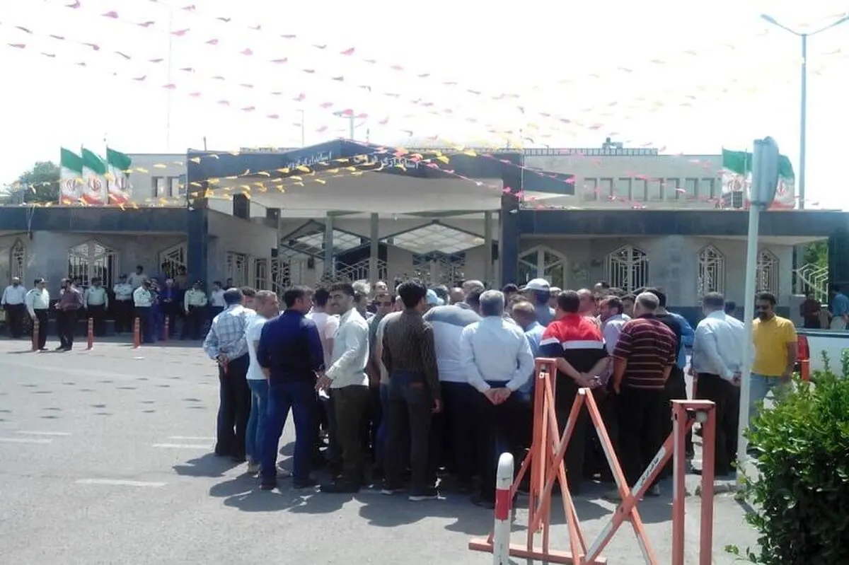 اعتراض کارگران کنتورسازی ایران به مشکلات کارخانه 