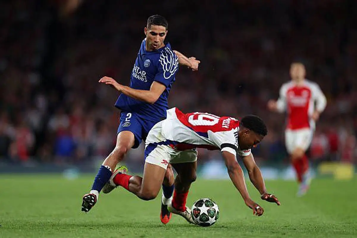 مصدومیت همزمان حکیمی و دمبله پس از شکست مقابل بایرن