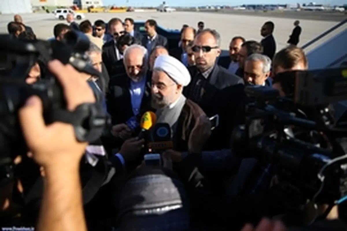 روحانی وارد نیویورک شد