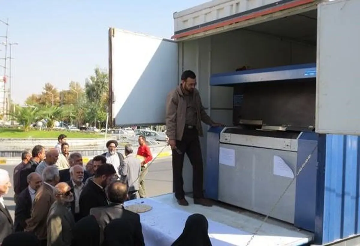 راه اندازی نانوایی های سیار در کاشان 