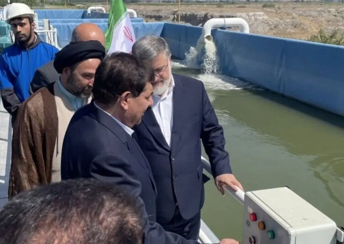 مدول سوم تصفیه خانه فاضلاب ارومیه افتتاح شد