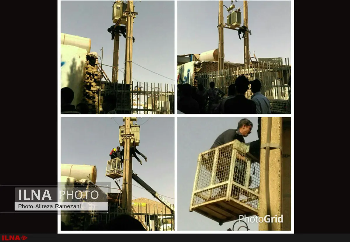 مرگ یک کارگر در اثر برقگرفتگی در اصفهان