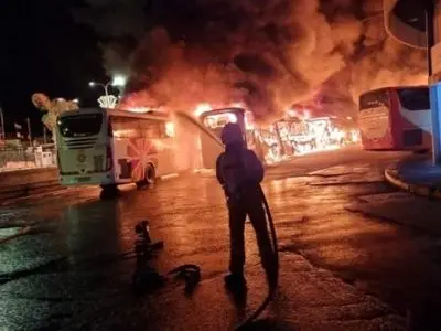 آتش‌سوزی گسترده در شهر صفد در فلسطین اشغالی