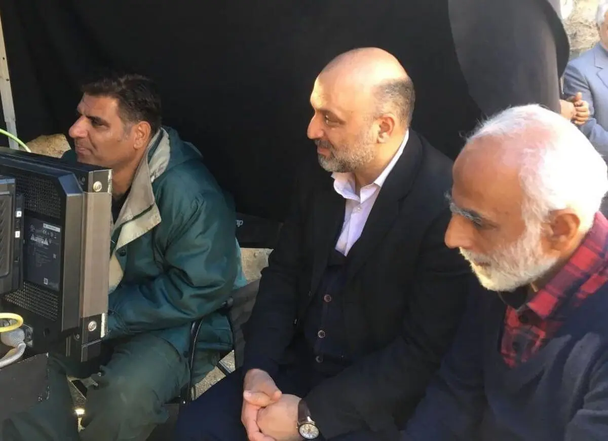 بازدید مدیران بنیاد سینمایی فارابی از پشت صحنه «آسمان غرب»
