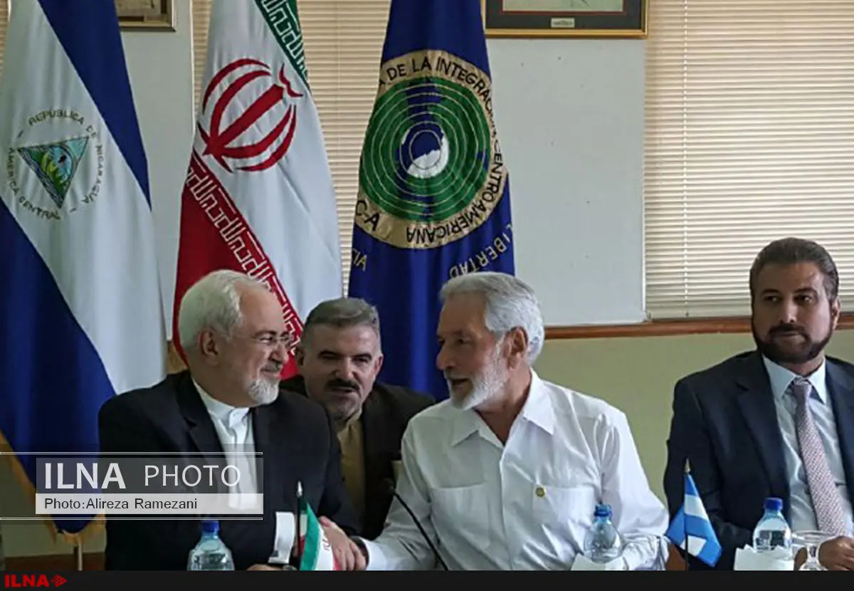ظریف با رئیس جمهور و وزیر امور خارجه نیکاراگوا دیدار کرد