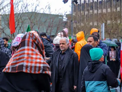 حضور وزیر دادگستری در راهپیمایی روز قدس