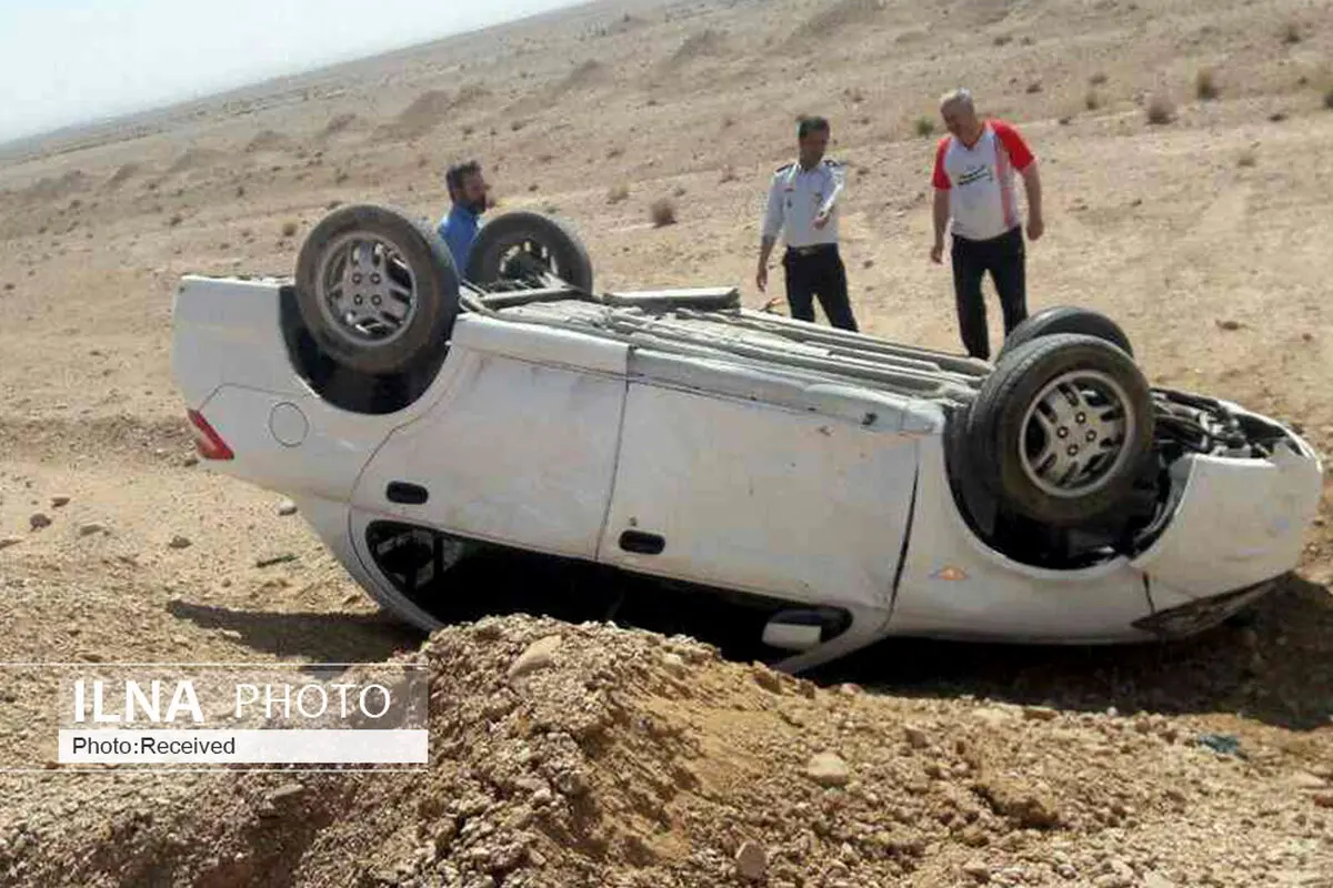 واژگونی ساینا در نطنز با ۵ مصدوم 