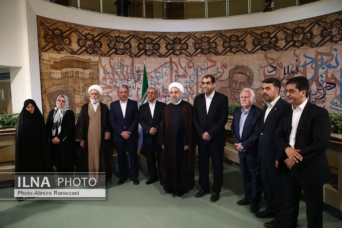 افتتاح بیمارستان فوق تخصصی قلب و عروق فرشچیان همدان با حضور روحانی