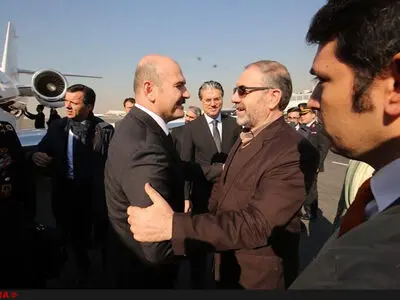 وزیر کشور ترکیه وارد تهران شد