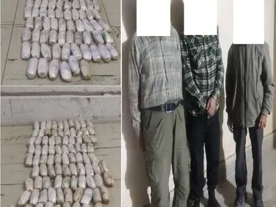 کشف انواع مواد مخدر از معده متهمین در استهبان