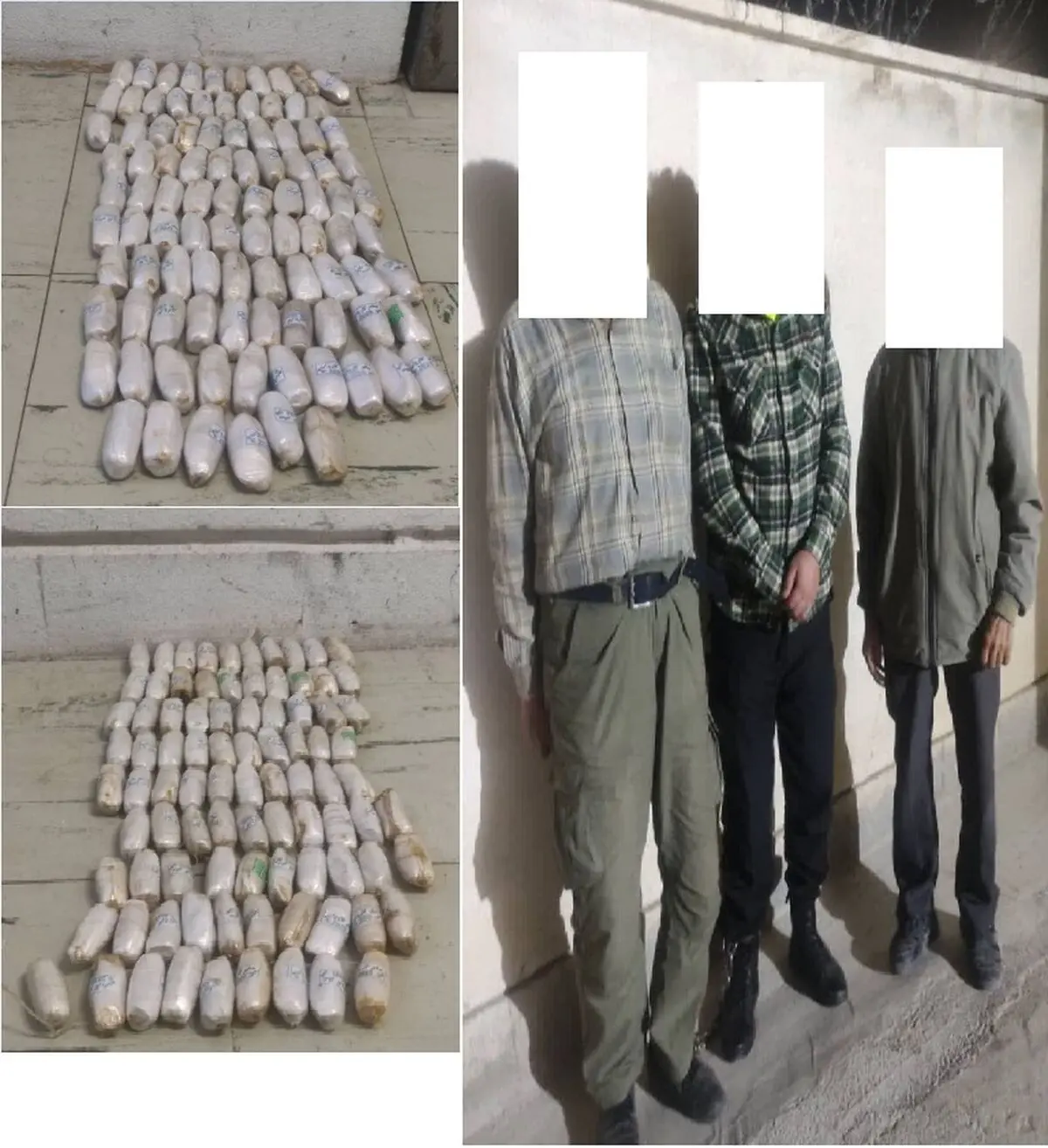 کشف انواع مواد مخدر از معده متهمین در استهبان