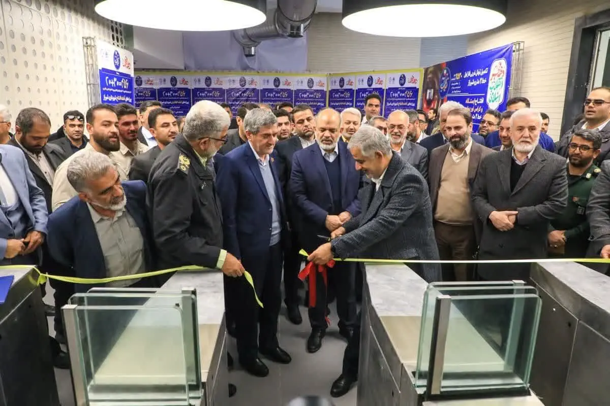 افتتاح ایستگاه دولت و رحمت خط ۲ مترو شیراز