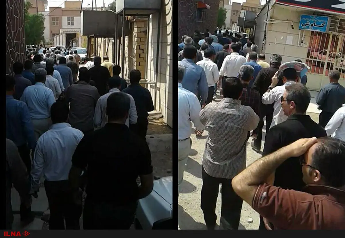 کارگران سیمان مسجدسلیمان دوباره اعتراض کردند/مدیریت جدید خواستار شکیبایی معترضان شد