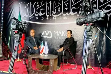 برپایی موکب رسانه‌ای سازمان منطقه آزاد ماکو در مرز بازرگان برای روایت حضور زائران اربعین