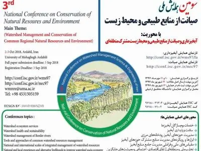 سیزدهمین همایش‌ ملی علوم و مهندسی آبخیزداری در اردبیل برگزار می‌شود