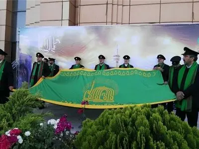 پرچم امام رضا در کمیته ملی المپیک به اهتزاز درآمد