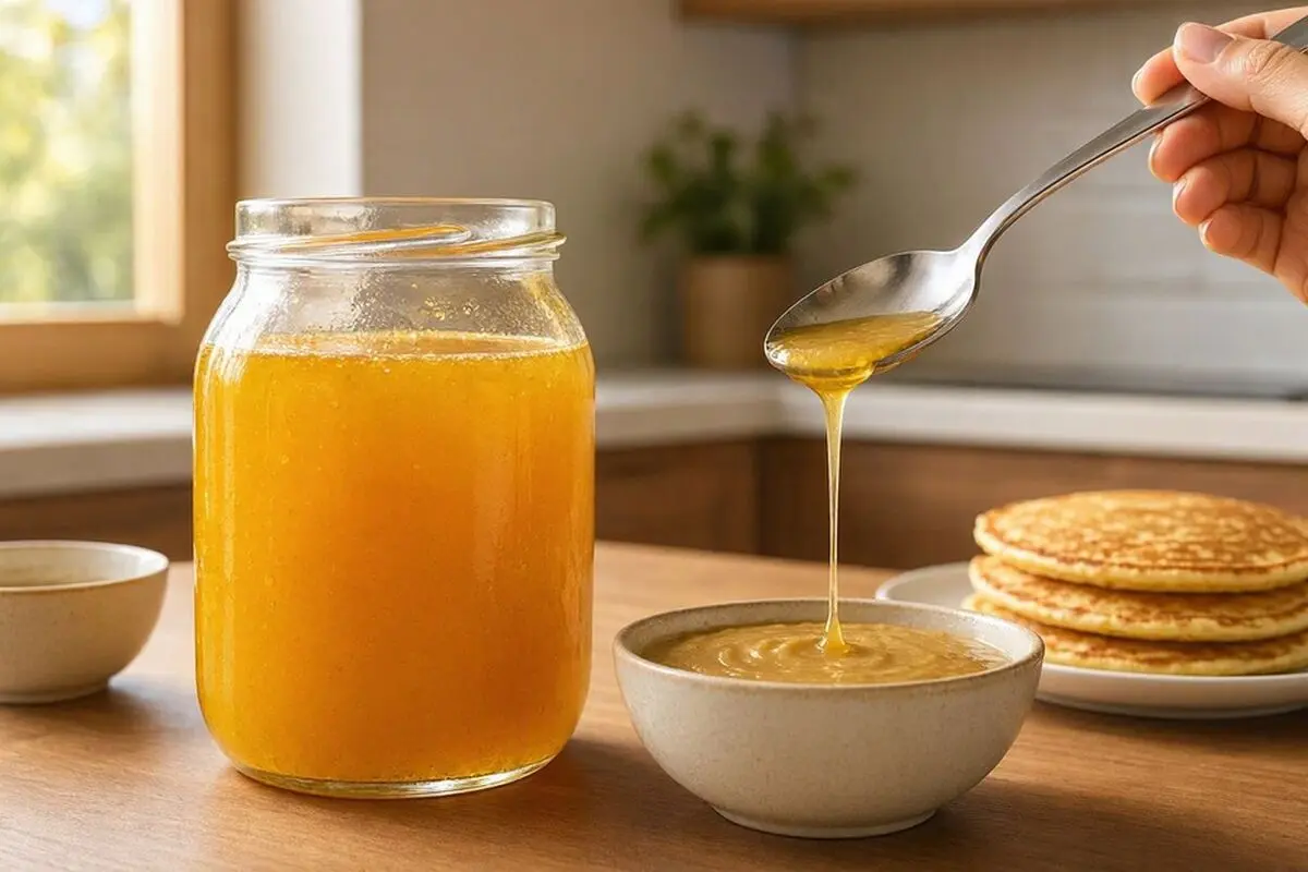 طرز تهیه شیره خرمالو؛ شیرینی سالم و طبیعی پاییز 