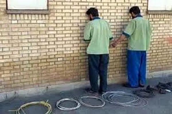 دستگیری سارقان کابل های برق بیمارستان ایرانمهر سراوان
