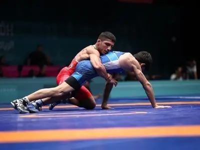 برنز علی مومنی در روز نخست کشتی آزاد بازی‌های کشورهای اسلامی