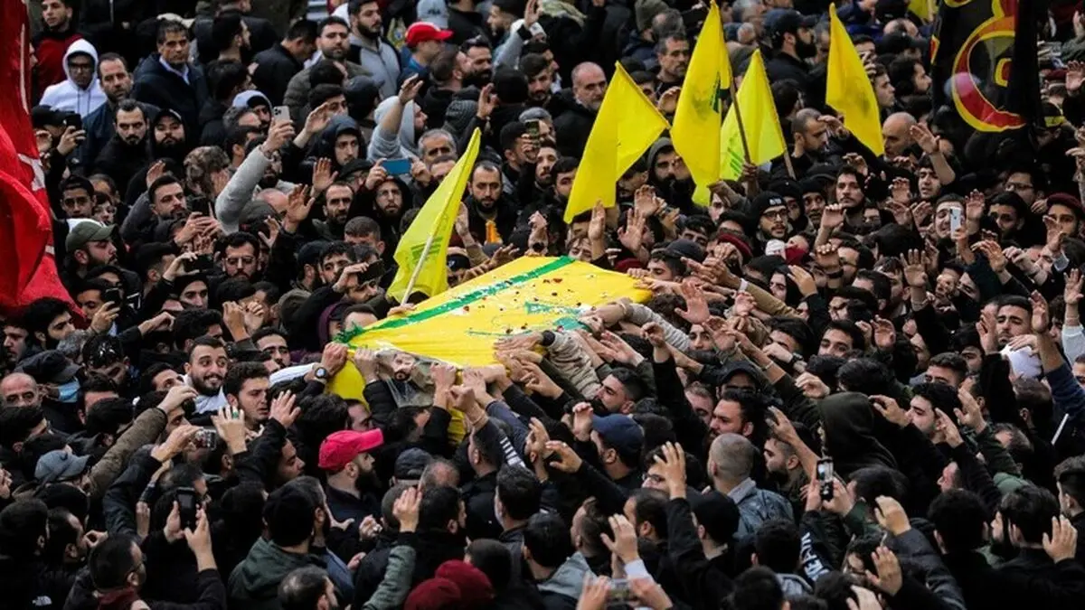شهادت یکی از اعضای حزب الله در پی بمباران اسرائیل
