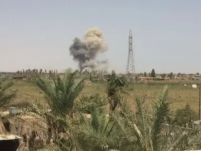 انفجار خودروی بمب‌گذاری شده در شهر «الرمادی» عراق+ تصاویر