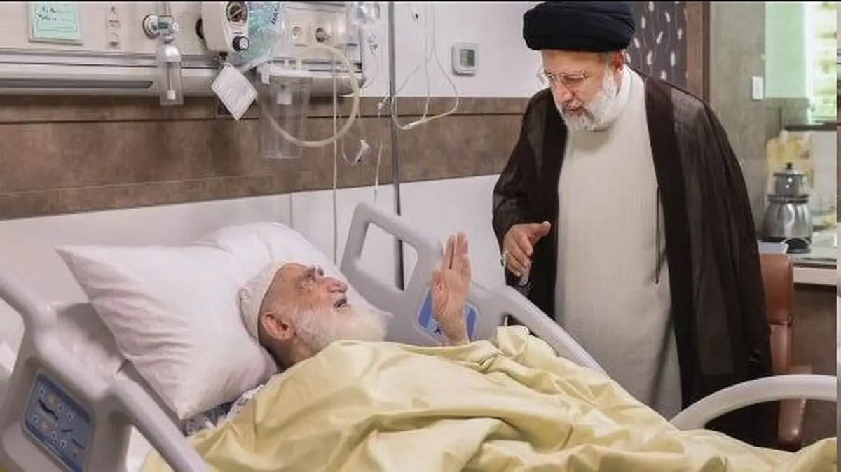 رئیسی از آیت‌الله نوری همدانی عیادت کرد