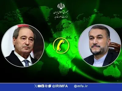 وزرای امور خارجه ایران و سوریه درخصوص تحولات اخیر گفت‌وگو کردند