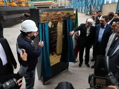 معاون اول رئیس‌جمهور بزرگترین کارخانه تولیدکننده تیرآهن در شرق کشور را افتتاح کرد