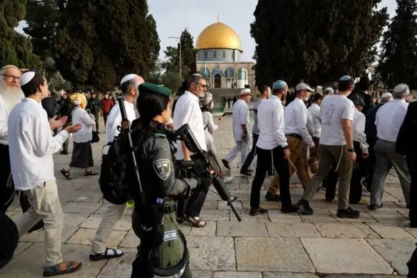 یورش مجدد شهرک‌نشینان صهیونیست به مسجد الاقصی در ایام عید یهودیان