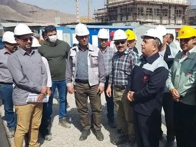 بازدید مدیرعامل ذوب‌ آهن اصفهان از پروژه تصفیه‌ خانه پساب

