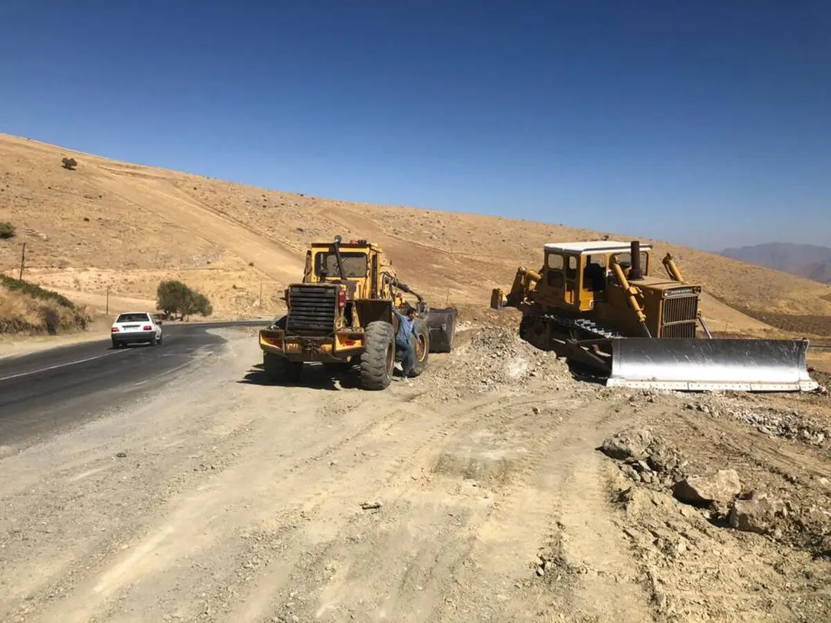 حذف نقاط پرحادثه در محور پیرانشهر به تمرچین