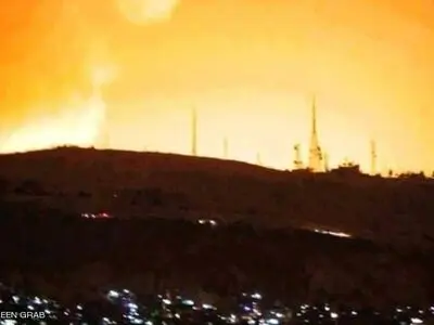 پدافند هوایی سوریه با اهداف متجاوز در غرب دمشق مقابله کرد/ انهدام ۲ پهپاد در نزدیکی «حمیمیم»