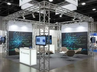 ساخت غرفه نمایشگاهی با اسپیس فریم