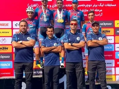 تیم پتروشیمی تبریز قهرمان مرحله اول لیگ برتر دوچرخه‌سواری جاده کشور شد