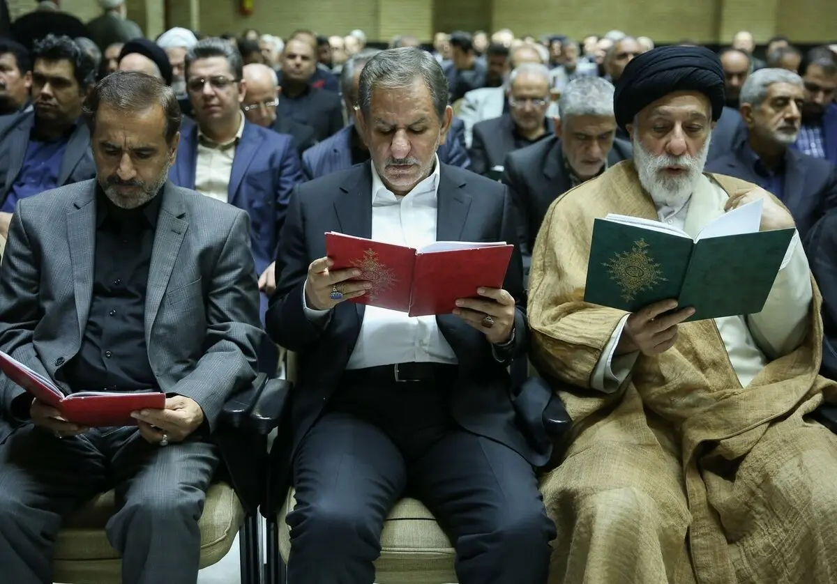 حضور جهانگیری در مراسم یادبود دختر سفیر ایران در روسیه