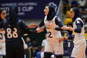 پیروزی تیم ملی والیبال زنان برابر استرالیا در جام‌ ملت‌های آسیا