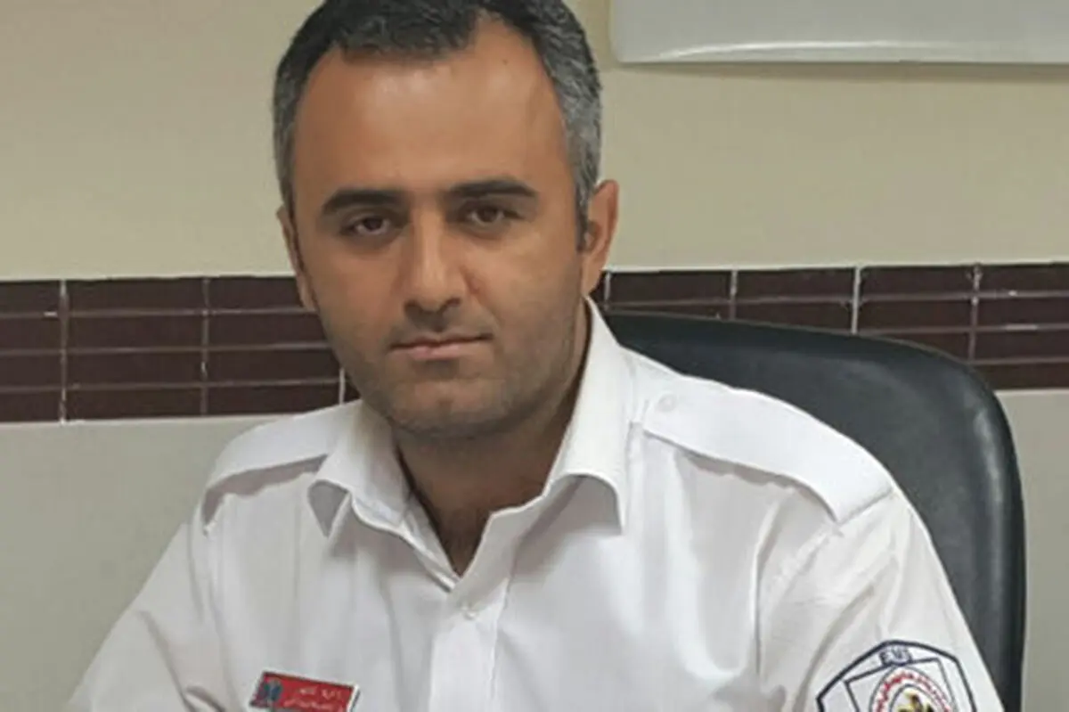 انتقال مصدوم سوختگی با بالگرد اورژانس مازندران