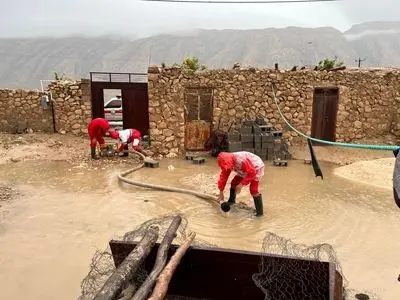 تداوم امدادرسانی به بیش از یک هزار و ۴۵۰ نفر طی بارش‌های اخیر