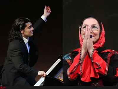 همکاری پری ملکی و احتشامی در اجرای قطعات خاطره‌ساز موسیقی 
