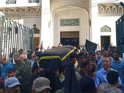 پیکر رمضان عبدالله در اردوگاه یرموک سوریه به خاک سپرده شد