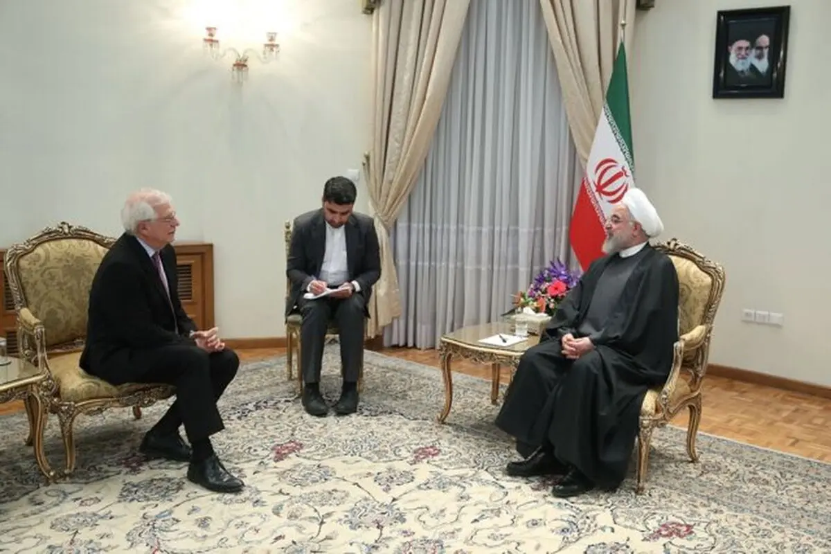 مسئول سیاست خارجی اتحادیه اروپا با رئیس‌جمهور دیدار کرد