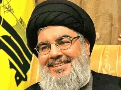 نصرالله: دمعت عینای عندما رأیت صورة الامام القائد مع الرئیس الأسد